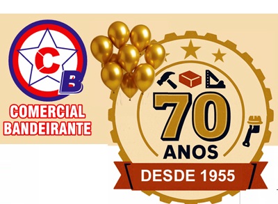 Comercial Bandeirante 70 Anos - desde 1955